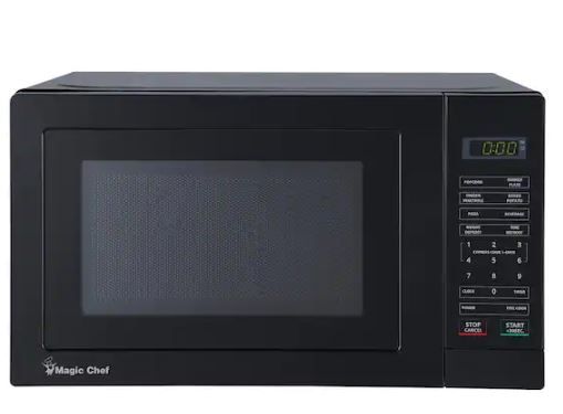 Photo 1 of 0.7 cu. ft. 700-Watt Countertop Microwave in Black