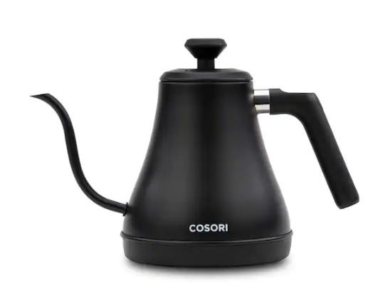 Photo 1 of 0.7 L Black Original Gooseneck Electric Kettle with Bonus Coasters
