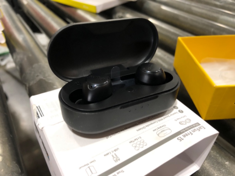 Photo 1 of EarFun® Free Wireless Earbuds, Call Noise Reduction, Bluetooth 5.0 True Wireless Earbuds, Sweatshield™ IPX7 Waterproof Bluetooth Headphone, Deep Bass, 30Hrs Black Original Version