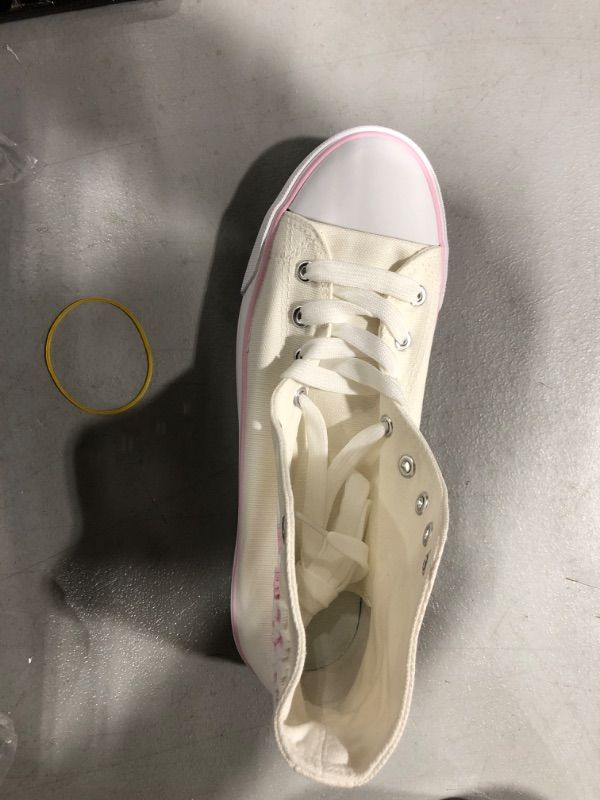 Photo 1 of Adokoo Womens Canvas Shoes Low Top Lace up Fashion Sneakers womens size 9
