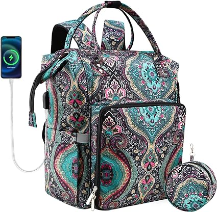 Photo 1 of Crochet Bag Organizer, 15.7'' Crochet Knitting Organizer Backpack, Double-Duty Crochet Bags and Totes for at-Home/Travel Knitting Storage Yarn Bags, Large Capacity, Lots of Pockets, User-Friendly
