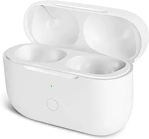 Photo 1 of Aibrisk AirPods Pro Charging Case Replacement Compatible with Pro 1st Generation, Only Airpod Wireless Charger Bluetooth Pairing Sync Button, no Airpods
