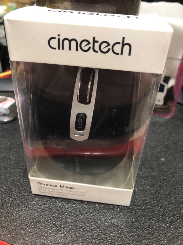 Photo 2 of cimetech Wireless Bluetooth Mouse, Computer Mouse, Slim Noiseless Optical Wireless Mice with 2400 DPI Compatible for Laptop, ipad, Mac (BT4.0+2.4G Dual Mode - Black)
