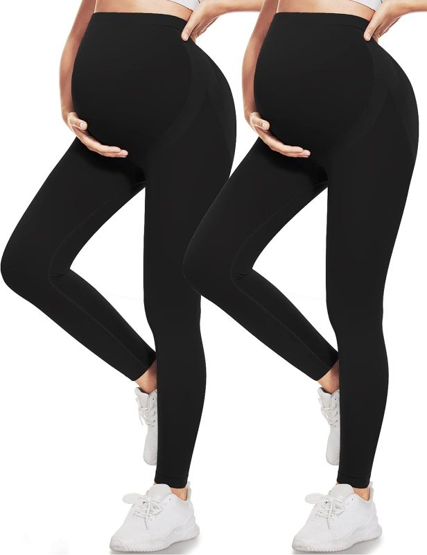 Photo 1 of M  Maternity Leggings Over The Belly Buttery Soft 