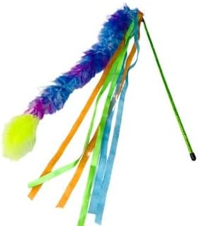 Photo 1 of 
Teaser Cat Feather Boa Wand, Cat Wand Toys