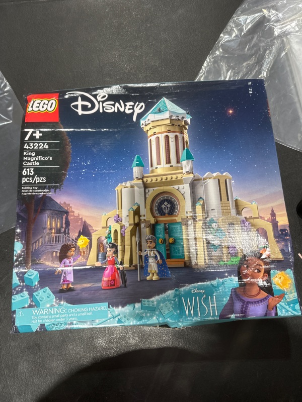 Photo 2 of LEGO Disney Wish: King Magnifico’s Castle 43224 Building Toy Set, A Collectible Set for Kids Ages 7 and up to Play Out Favorite Scenes from The Disney Movie, Inspire Pretend Play Within The Palace Standard Packaging