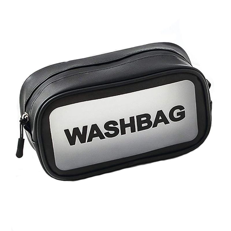 Photo 1 of PADUKU Travel Toiletry Bag Toiletry Bag for Women Clear Toiletry Bags for Traveling Waterproof Black Shower Bag