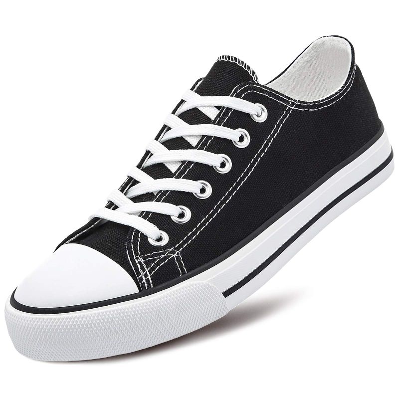 Photo 1 of Adokoo Womens Canvas Shoes Casual Cute Sneakers Low Cut Lace up Fashion Comfortable for Walking size 9 