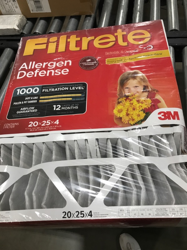 Photo 2 of 3M COMPANY NADP03-4IN-4 Ultra Allergen Filter, 1 Count (Pack of 1)