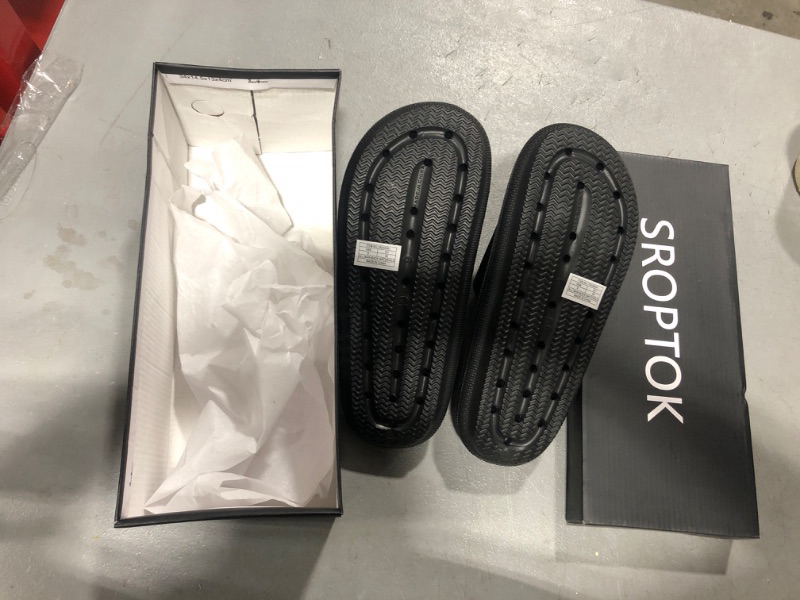 Photo 1 of Cloud Slides for Women Men Quickly Dry Non-Slip Pillow Sandals, Soft Thick Sole Indoor and Outdoor Shower Slippers