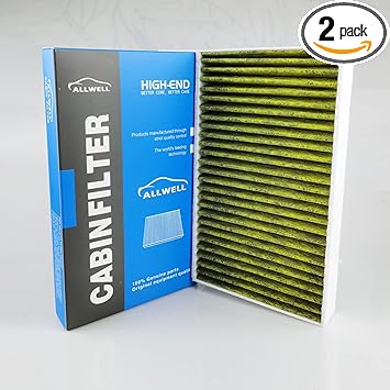 Photo 1 of (2 Pack) ALLWELL Cabin For Tesla Air Filter,Replacement for Tesla Model 3 Air Filter Model Y Air Filter OEM 1107681-00-A Fit for 2016-2022 Model 3 Air Filter Model YAir Filter (2 Pack)
