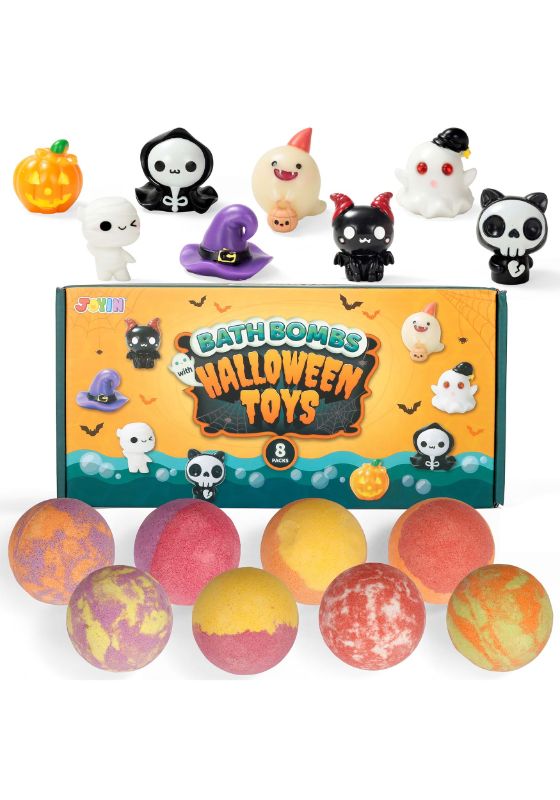 Photo 1 of 8 Pcs Bath Bomb with Halloween Toys
