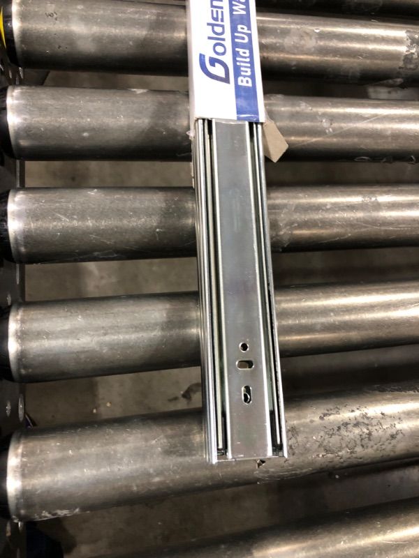 Photo 1 of 1 Pair Heavy Duty Drawer Slides 22 inch Soft Close Ball Bearing Drawer Slides - LONTAN 4502S3-22 Drawer Rails Heavy Duty 100 LB Capacity Full Extension Drawer Slides