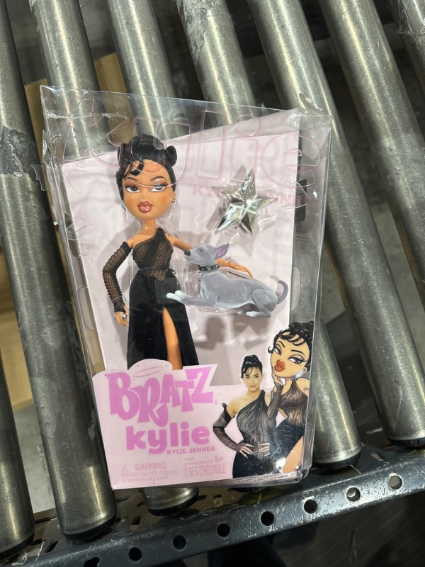 Photo 2 of Bratz x Kylie Jenner Night Fashion Doll with Evening Gown, Pet Dog, and Poster