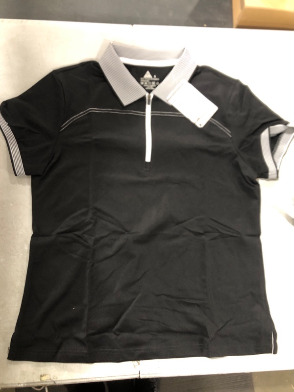 Photo 1 of (S) Viscose Short Sleeve Polo Shirt 