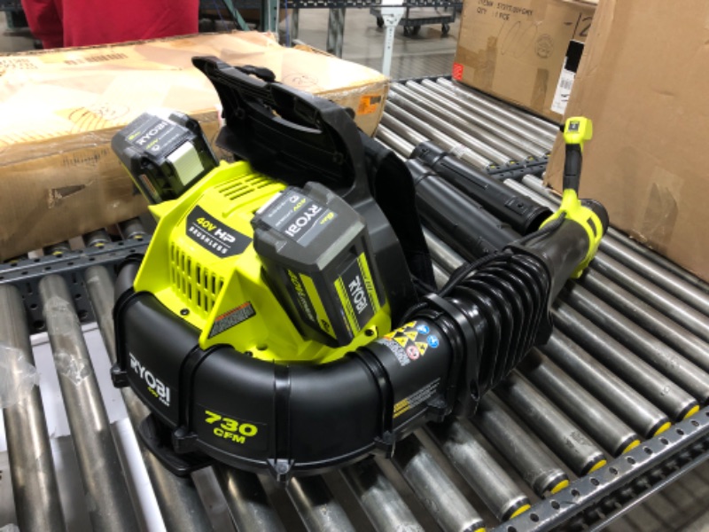 Photo 1 of 40V HP Brushless Whisper Series 165 MPH 730 CFM Cordless Battery Backpack Blower