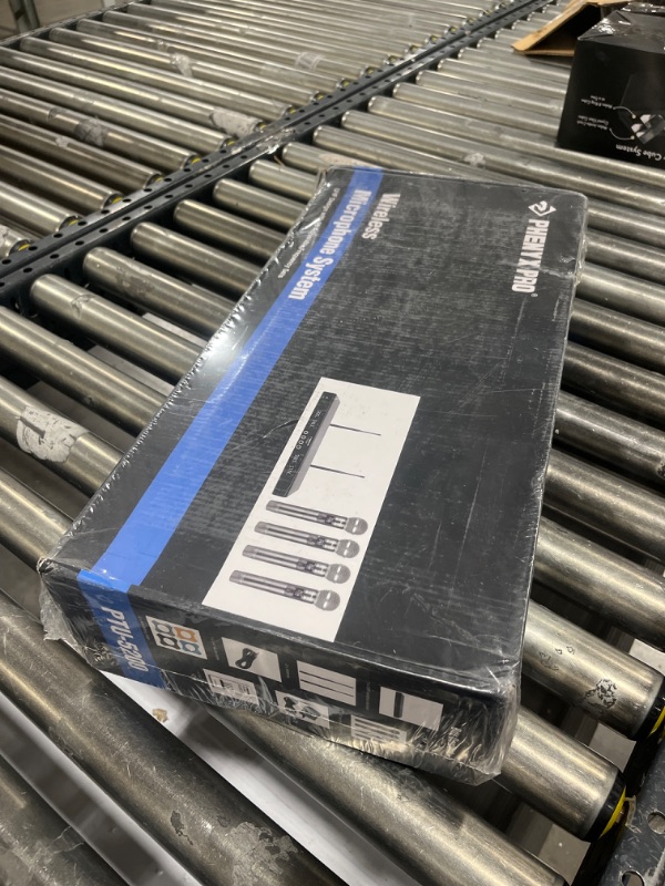 Phenyx Pro Wireless Microphone System, Metal Wireless Mic Set with 4