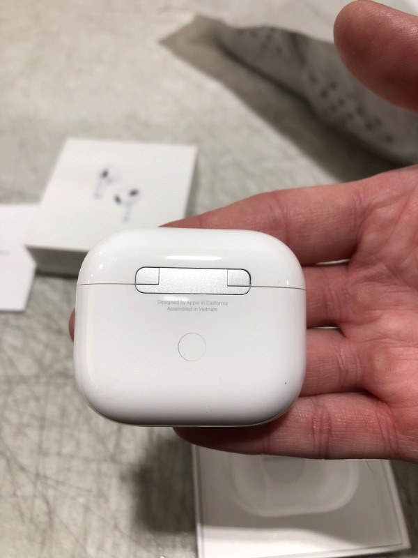 Photo 9 of Apple AirPods (3rd Generation) Wireless Earbuds with Lightning Charging Case. Spatial Audio, Sweat and Water Resistant, Up to 30 Hours of Battery Life. Bluetooth Headphones for iPhone