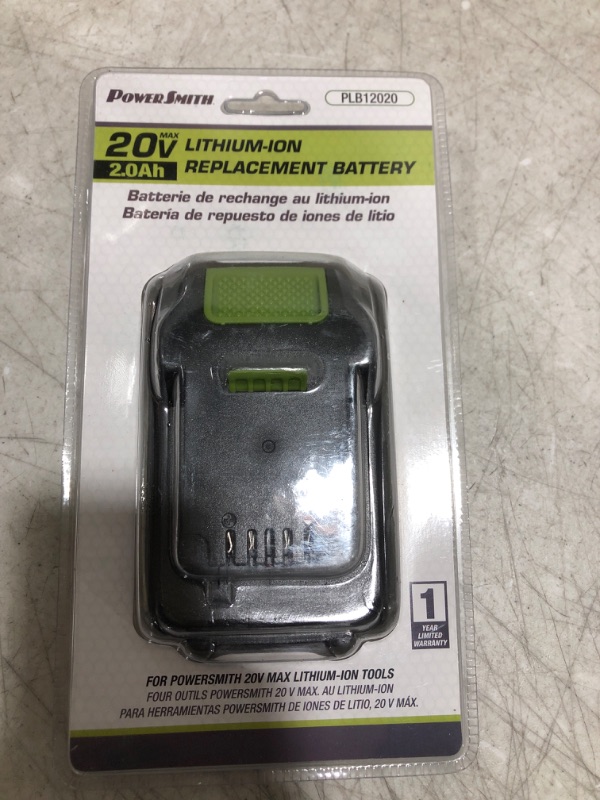 Photo 2 of 20-Volt MAX Lithium-Ion 2.0 Ah Replacement Battery