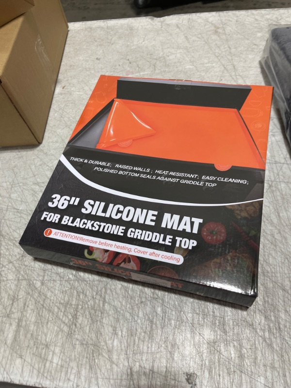 Photo 2 of 36" Food Grade Silicone Griddle Mat for Blackstone Griddle Accessories, Food Grade Silicone Griddle Cover for Blackstone Accessories Protect Your Griddle from Insects Rust 36YC