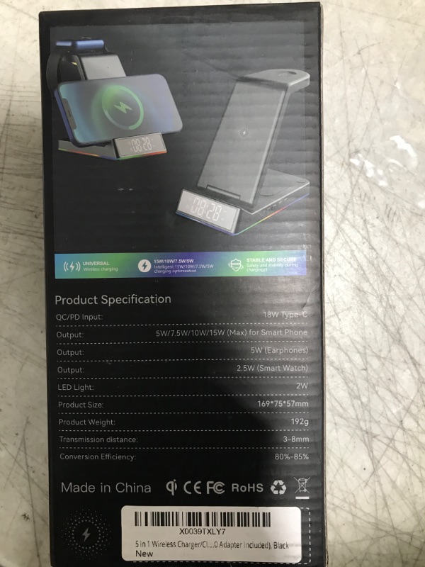 Photo 1 of 5 in 1 wireless charger 15W