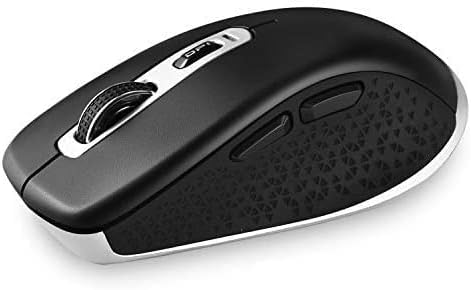 Photo 1 of cimetech Wireless Bluetooth Mouse, Computer Mouse, Slim Noiseless Optical Wireless Mice with 2400 DPI Compatible for Laptop, ipad, Mac (BT4.0+2.4G Dual Mode - Black)