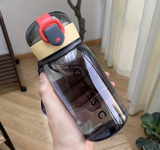 Photo 1 of 2pc, Leak-Proof Sports Water Bottle for Outdoor Activities - Large Capacity 400ml/13.52oz Portable Bottle for Camping, Climbing, and Cycling