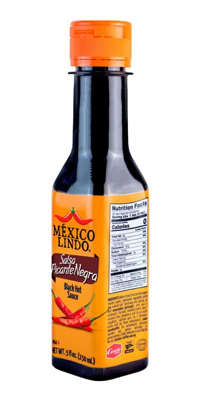 Photo 1 of 6 PACK Mexico Lindo Picante Negra Hot Sauce 