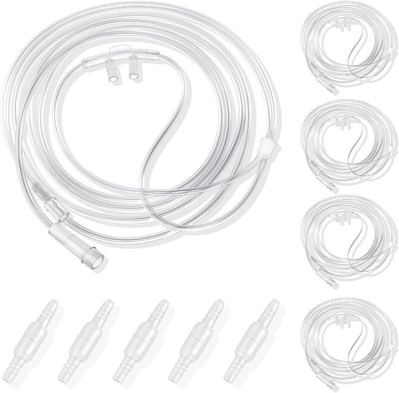 Photo 1 of 
Adult Soft Nasal Oxygen Cannula Kit(10 Pack) - 7-ft