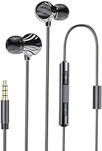 Photo 2 of Mosonnytee Earbuds Wired in-Ear Monitor Gaming Earbuds with Noise Cancelling Headphones with Microphone and Waterproof Earbud & in-Ear Headphones Ear Phone(3.5mm Black)