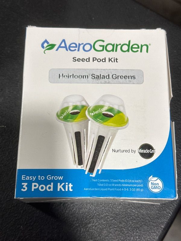 Photo 2 of AeroGarden Heirloom Salad Greens Mix Seed Pod Kit - Salad Kit for AeroGarden Indoor Garden, 3-Pod 3-pod Heirloom Salad Greens