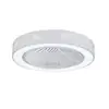 Photo 1 of 23 in. Modern Simplicity Flush Mount Ceiling Fan with LED Light and Remote Control
