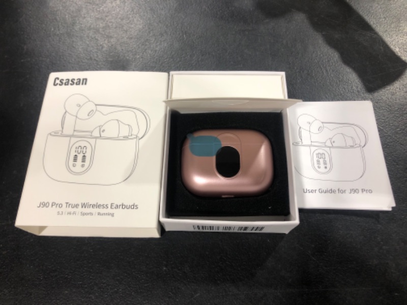Photo 1 of Csasan Wireless Earbuds, 2023 Bluetooth Headphones 5.3 HiFi Stereo Earphones, 40H Playtime in-Ear Earbud, Bluetooth Earbud with Dual Mic Call, IP7 Waterproof Earphones Sport Headset for iOS