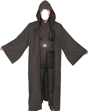 Photo 1 of ETERNALMARK Jedi Costume Adult Men Anakin Skywalker Obi Wan Kenobi Robe Cloak Cosplay Halloween Outfit Clothing Suits  SIZE 2XL 