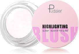 Photo 1 of Color Changing Blush for Cheek & Lips, Magic Blush Rouge Color Changing Cream Blush, Multi Use Moisturizing Glitter Transparent Color Change Lip Gloss Liquid Blusher Face Lip Makeup (01# Clear Blush)