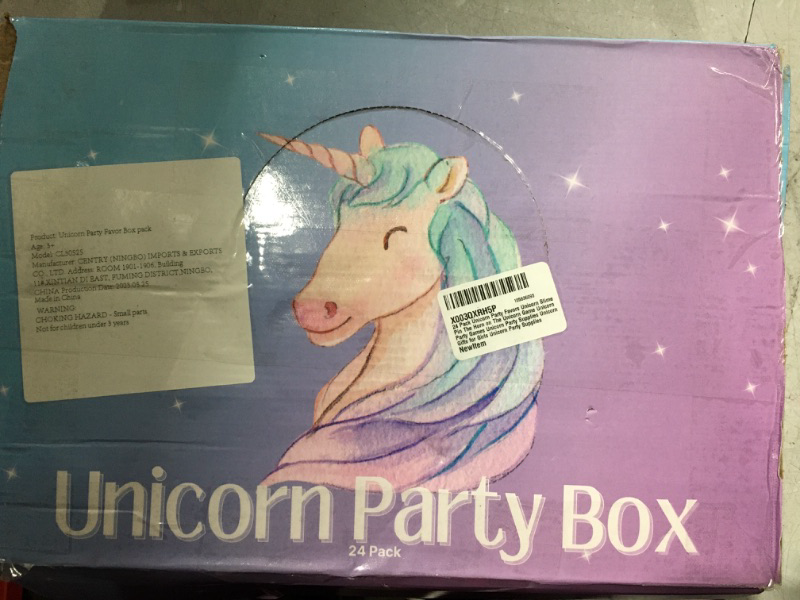 Photo 1 of 24 Pack Unicorn Party Favors Slime