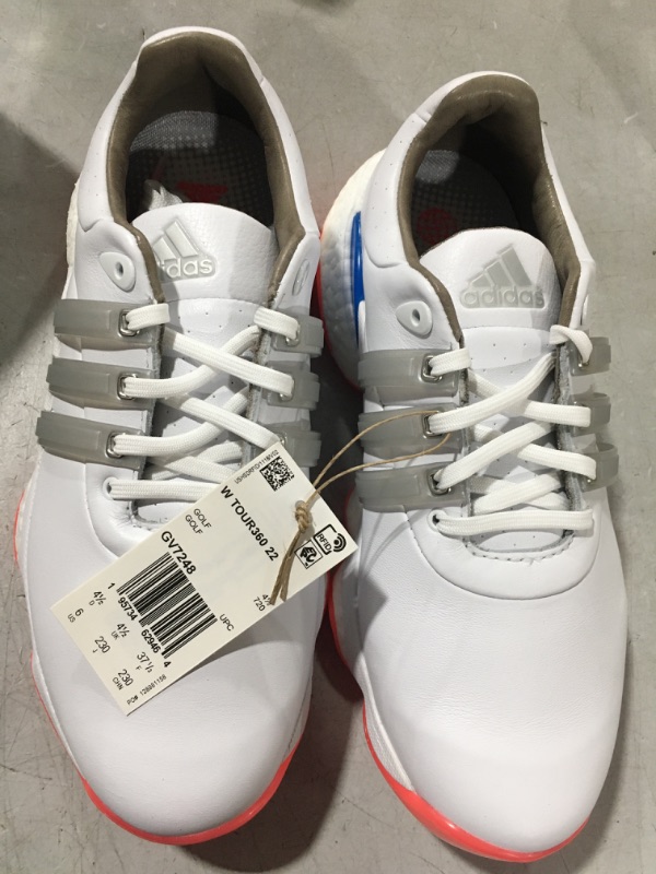 Photo 2 of (6) adidas Women's Tour 360 22 Golf Shoes 6 Footwear White/Silver Metallic/Turbo