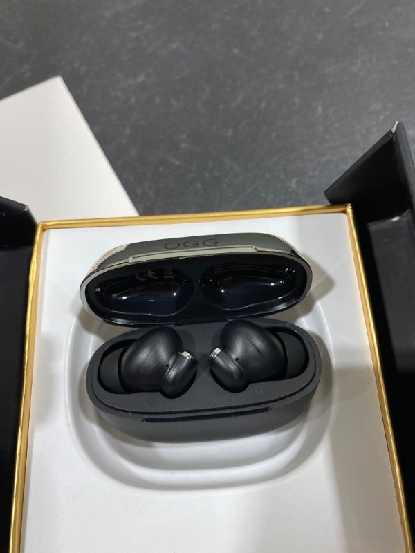 Photo 1 of OGG K6 Wireless Earbuds Bluetooth Earphones, Active Noise Cancelling Headset, Wireless Bluetooth Earbuds with Mart Touch,8 Hours Playback and 55 Extra Hours of Charging Case (Black)
