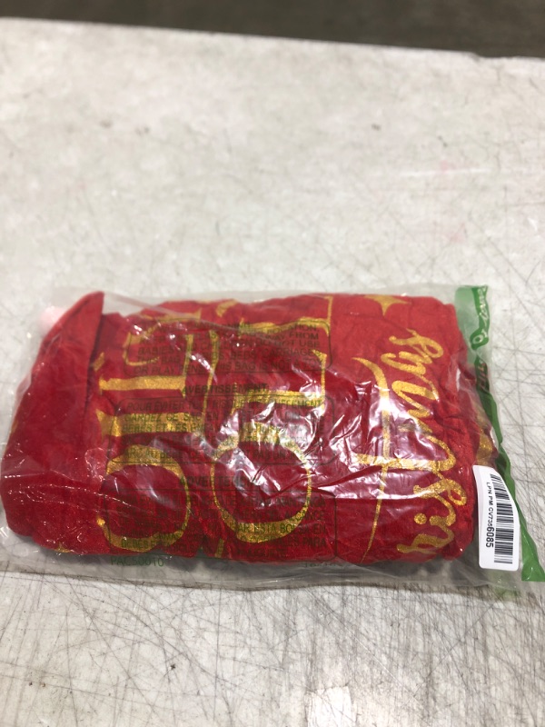 Photo 1 of 2 Pieces 27 x 36 Inch Giant Christmas Santa Sack Oversize Red Velvet Burlap Santa Bags with Cord Drawstring, Jumbo Gift Bag Gift Wrap Trash Bags for Christmas Party Holiday Supplies (Stylish Style)