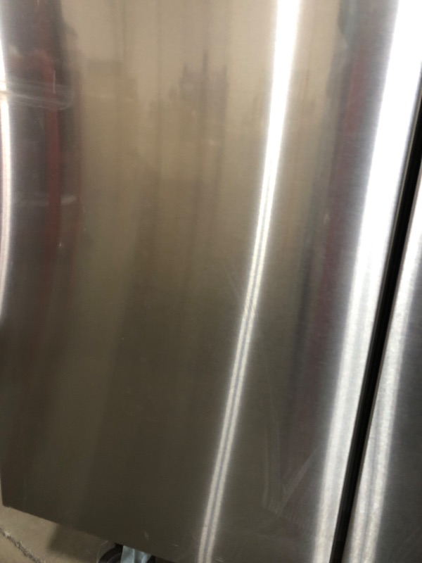 Photo 10 of 22.9 cu. ft. 4-Door Flex French Door Smart Refrigerator in Fingerprint Resistant Stainless Steel, Counter Depth - SAYS FRONT DAMAGE - USED - CHECK PHOTOS -
