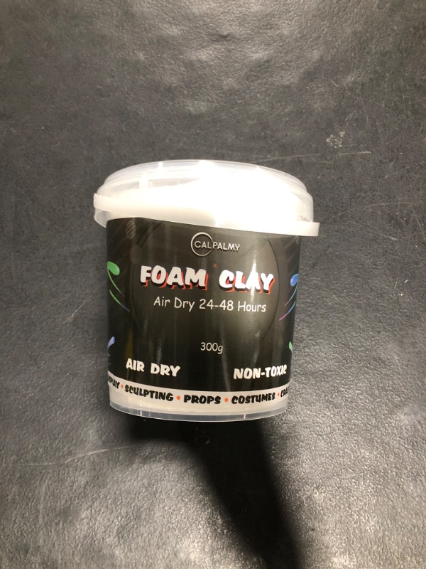 Photo 1 of 1.1lb Moldable Cosplay Foam Clay (White) – High Density and Hiqh Quality for Intricate Designs | Air Dries to Perfection for Cutting with a Knife or Rotary Tool, Sanding or Shaping
