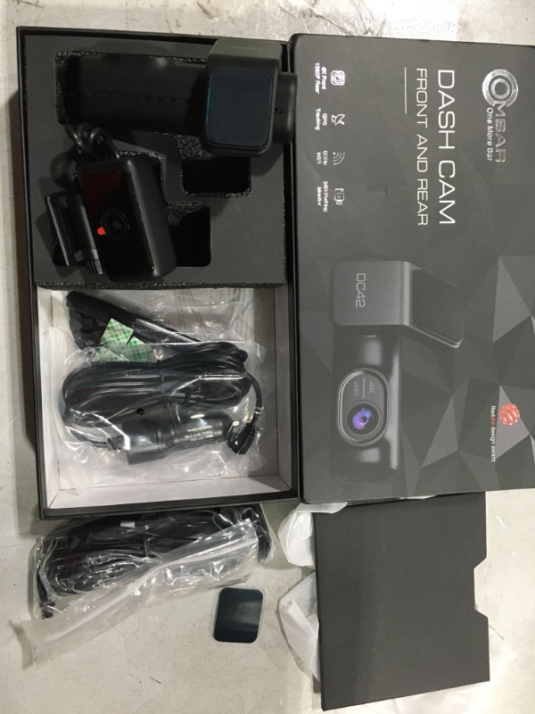 Photo 1 of OMBAR Dash Cam Front and Rear 4K/2K/1080P+1080P 5G WiFi GPS, Dash Camera for Cars with Free 64G SD Card, Dual Dash Cam with WDR Night Vision, 24h Parking Mode,170°Wide, G-Sensor, Loop Recording, APP