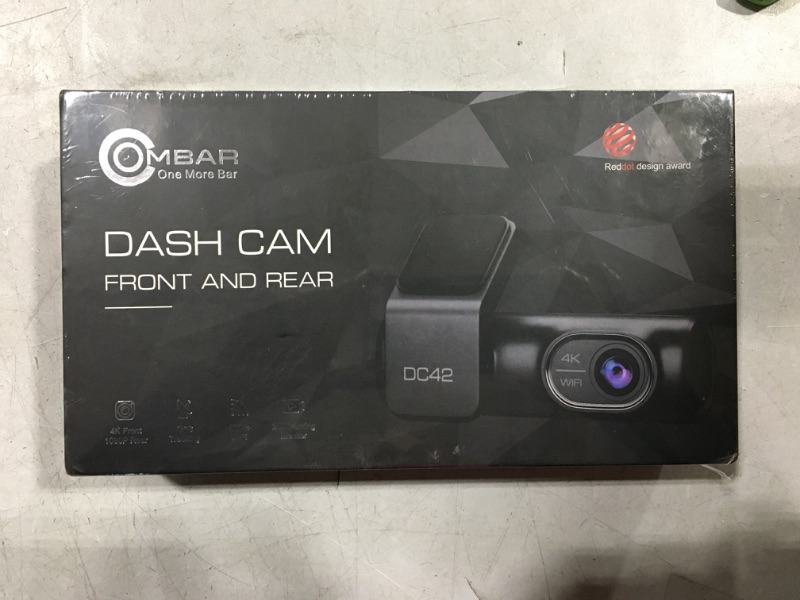 Photo 2 of OMBAR Dash Cam Front and Rear 4K/2K/1080P+1080P 5G WiFi GPS, Dash Camera for Cars with Free 64G SD Card, Dual Dash Cam with WDR Night Vision, 24h Parking Mode,170°Wide, G-Sensor, Loop Recording, APP