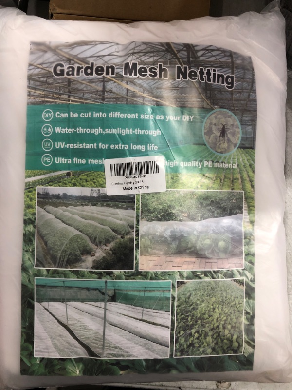 Photo 2 of  Garden Barrier Net Garden Protection Row Cover Screen Mesh Waterproof Garden Supplies