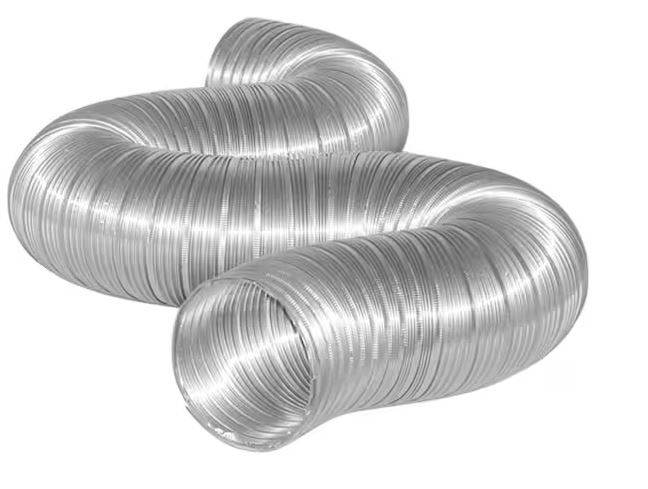 Photo 1 of Everbilt 7 in. x 8 ft. Semi-Rigid Flexible Aluminum Duct