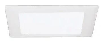 Photo 1 of Halo 9 in. White Recessed Ceiling Light Square Trim with Glass Albalite Lens