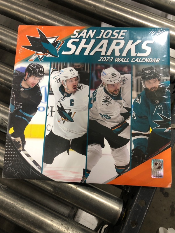 Photo 2 of Turner Sports San Jose Sharks 2023 12X12 Team Wall Calendar (23998011954), Multi