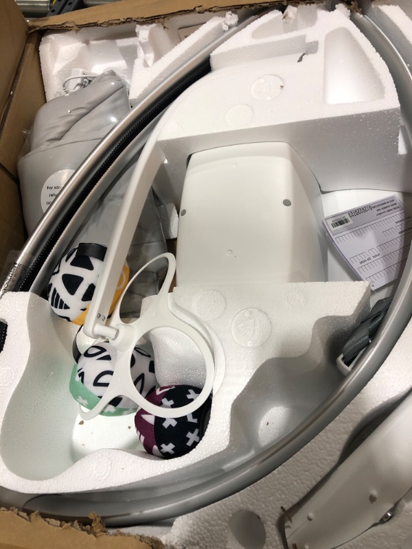 Photo 2 of 4moms MamaRoo Multi-Motion Baby Swing, Bluetooth Baby Swing with 5 Unique Motions, Grey