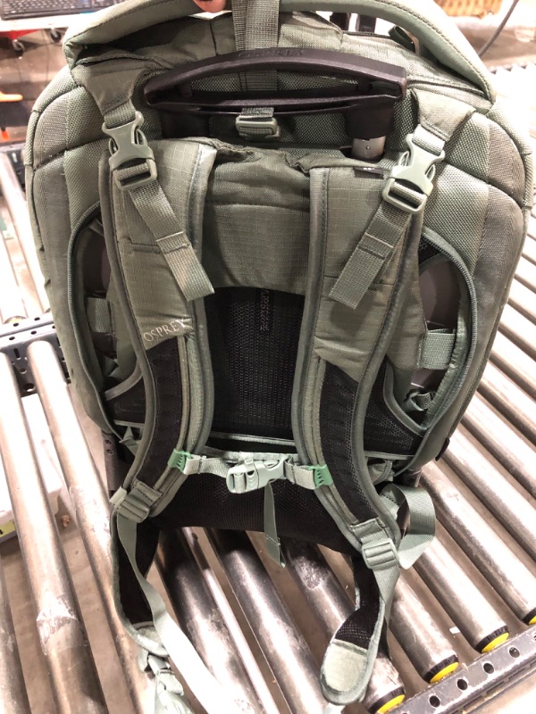 Photo 3 of  Osprey Sojourn 22"/45L Wheeled Travel Backpack with Harness, Koseret Green 