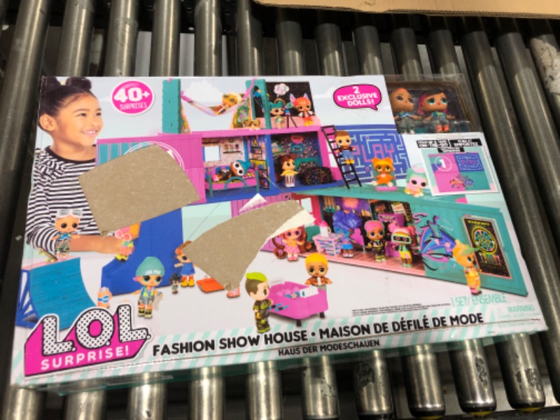 Photo 2 of LOL Surprise Fashion Show House Playset with 40+ Surprises, Including Exclusive Girl & Boy Dolls, 3 Feet Wide, 7 Play Areas, Holiday Toys, Great Gift for Kids Ages 4 5 6+ Years Old & Collectors